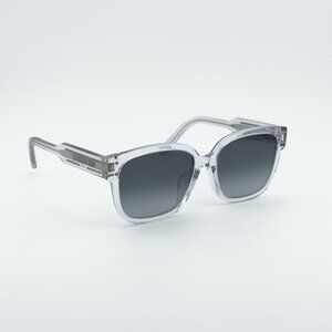 Dior DIORSIGNATURE S7F 45A1 Sunglasses Grey Square Frame, Grey Lenses